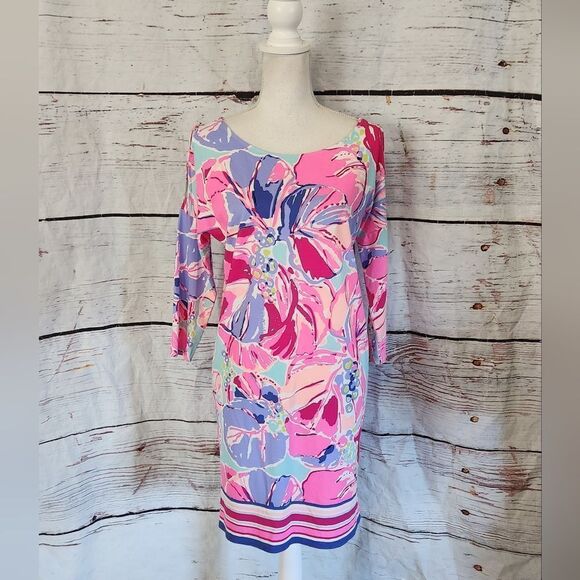 Lilly Pulitzer Lilla Jam Out Engineered Dress Size Small - Picture 2 of 8